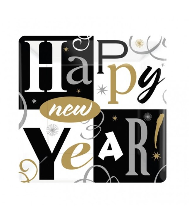 Nytårs tallerkner 25 cm