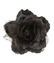 Sort rose hårklips