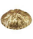 Guld paillet baret
