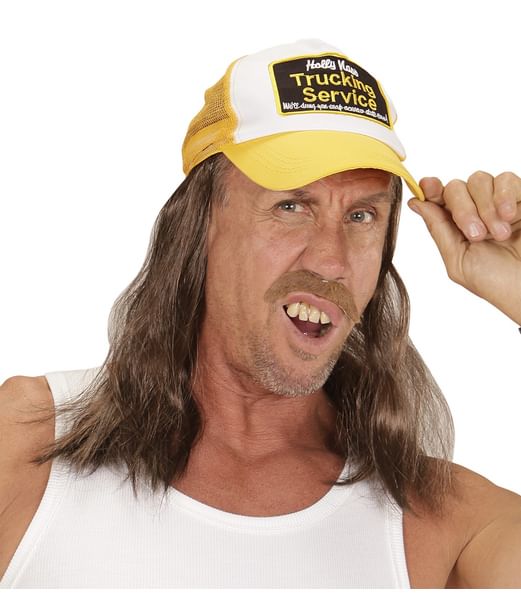 Truckerkasket med hår