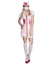 Blodigt sygeplejerske kostume til halloween. 