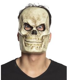 Kranium maske med bevægelig kæbe.