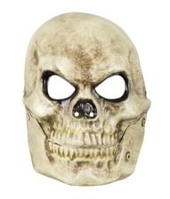 Kranium maske med bevægelig kæbe.