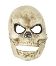 Kranium maske med bevægelig kæbe.