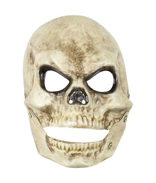 Kranium maske med bevægelig kæbe.