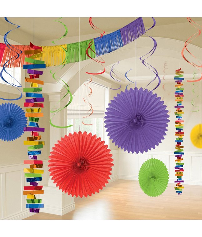 Dekorationssæt Regnbue 18 dele