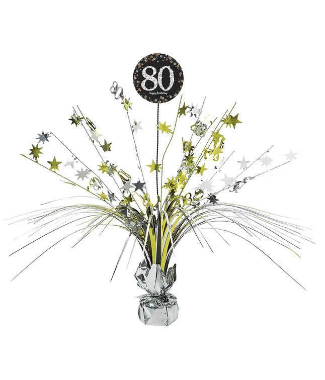 Flot Bordpynt 80 år Sparkling