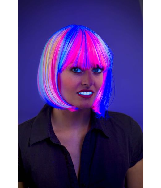 UV neon paryk.