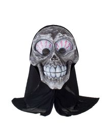 Sjov skelet maske i plastik med store øjne