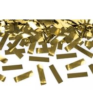 Konfetti kanon med guld farvet metal konfetti