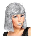 Glimmer paryk i sølv