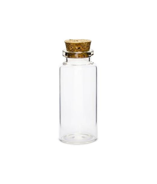 Glas med korkprop 12 stk