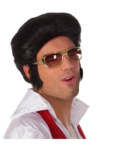 Rock n' Roll briller i guldfarvet plastik