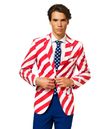 Flot OppoSuit jakkesæt i de amerikanske farver.