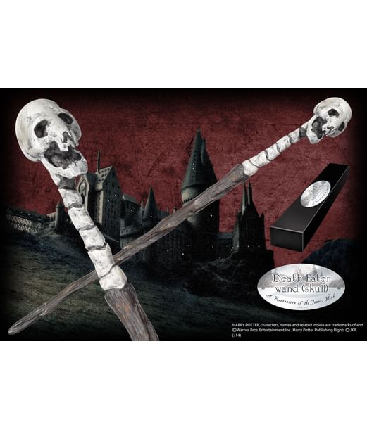 Flot Death Eater tryllestav med kranie.