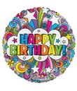 Folieballon Groovie Birthday