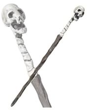 Flot Death Eater tryllestav med kranie.
