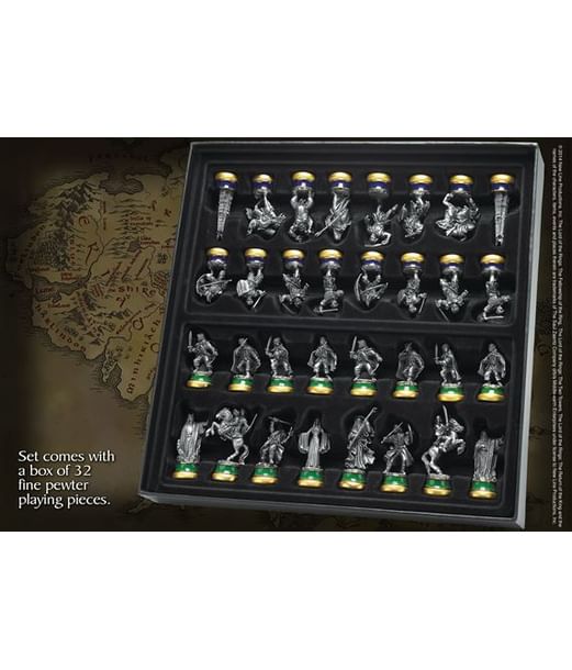 Flot flot og detaljeret Ringenes Herre skakspil.