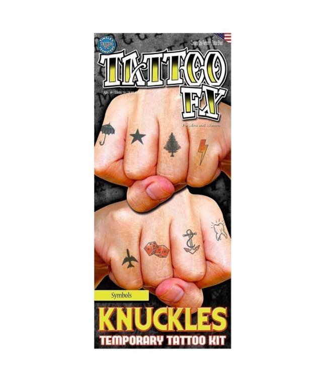 Knuckles Symbols tatoveringer