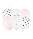 Flot Meow ballon buket med 6 latex balloner.
