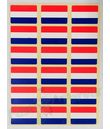 Ark med 18 hollandske flag klistermærker