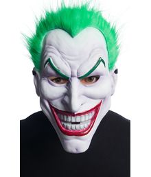 Flot Joker maske i plastik til voksne. 