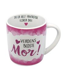  flot krus med Verdens bedste Mor