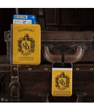 Hufflepuff bagagemærke og pascover