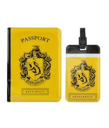 Hufflepuff bagagemærke og pascover