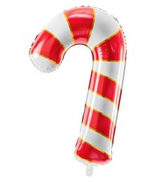 Flot Candy Cane folieballon til jul.