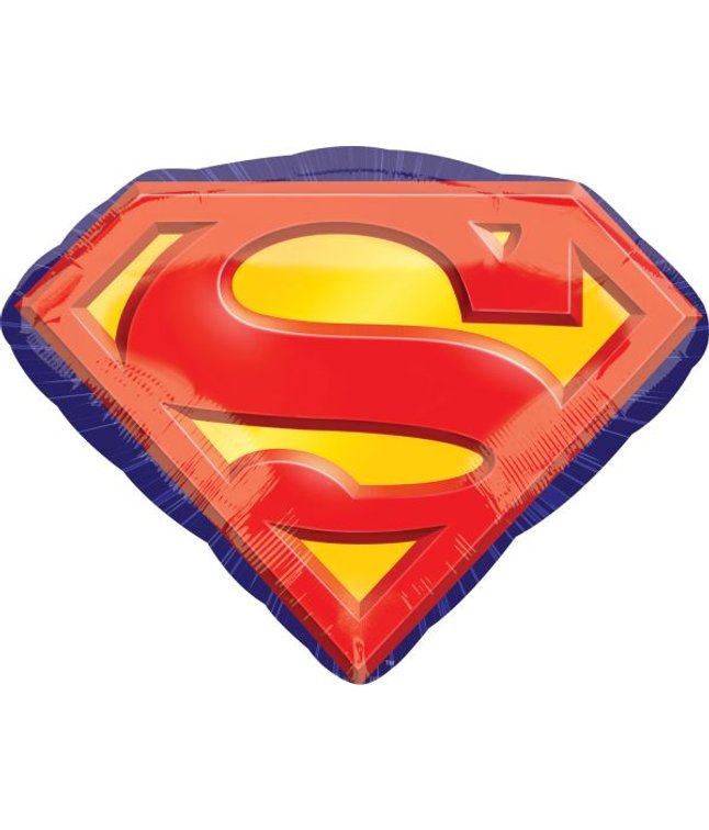 Superman emblem folieballon.