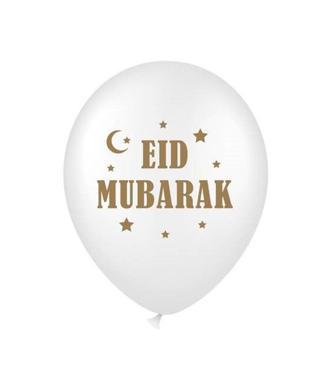 Eid Mubarak balloner 6stk.