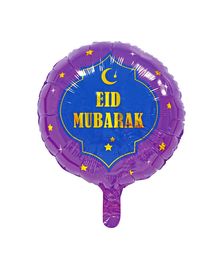 Folieballon Eid Mubarak.