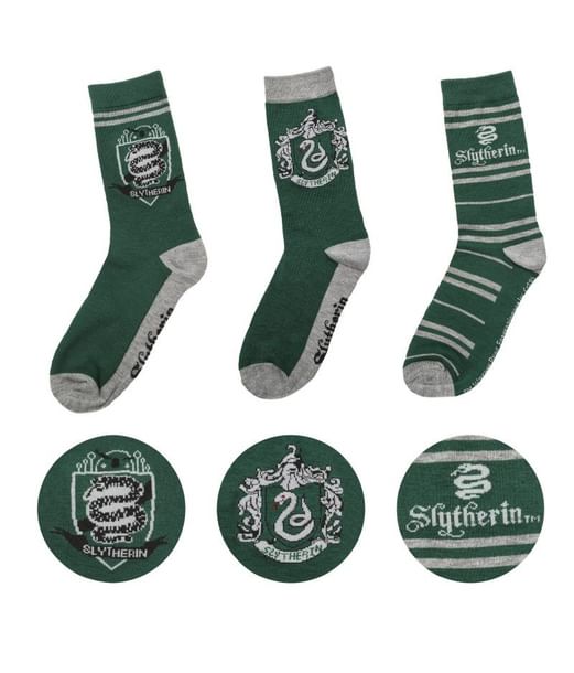 Slytherin strømper 3 par.