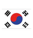 Sydkorea flag i polyester.