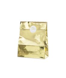 Flotte gavepose i guld 