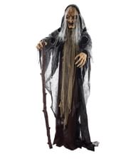 Stående heks lyd og bevægelse, 160 cm.