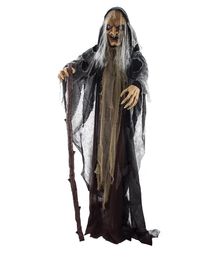 Stående heks lyd og bevægelse, 160 cm.