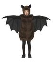 Flagermus kostume med pels.