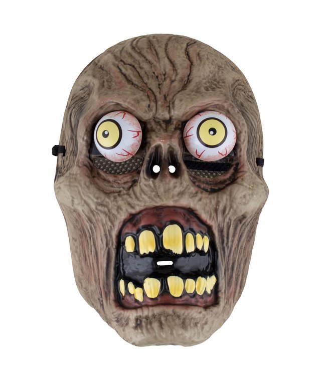 Skelet maske med bevægelig øjne.