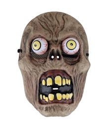 Skelet maske med bevægelig øjne.