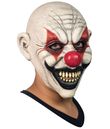Uhyggelig klovnemaske i latex.