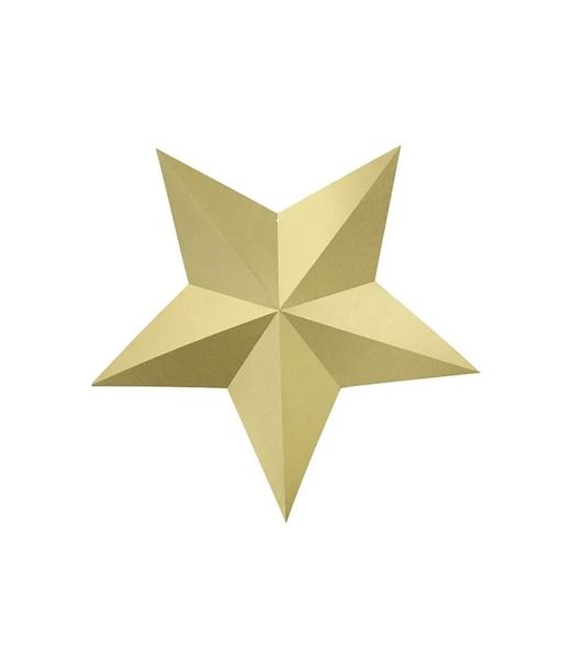 Guld dekoration stjerner.