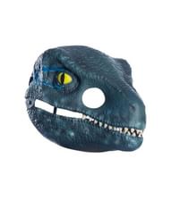 Flot Blue dinosuar maske til børn.