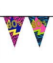 Festlig 80ér party vimpelguirlande