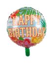 Folieballon Happy birthday hawaii