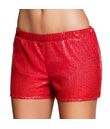 Flotte røde paillet hotpants