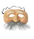 Halvmaske med overskæg