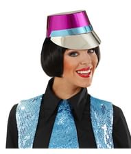 Nytårshatte metallic, 36 stk