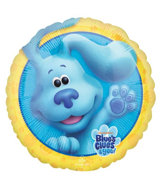 Folieballon Blue´s Clues rund 43 cm